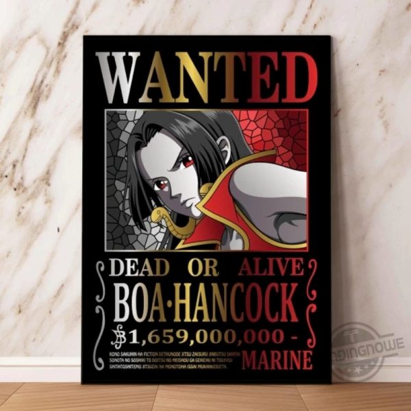 One Piece Boa Han Cock Wanted Poster