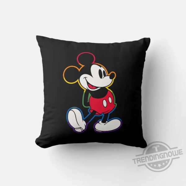Classic Mickey Rainbow Pillow