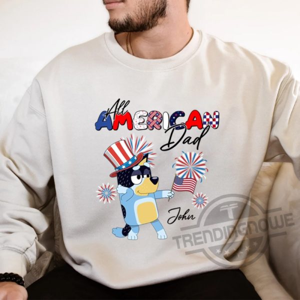 Bluey All American Family Shirt Personalized Bluey’s Family 4th Of July Gift Shir-trendingnowe.com_1