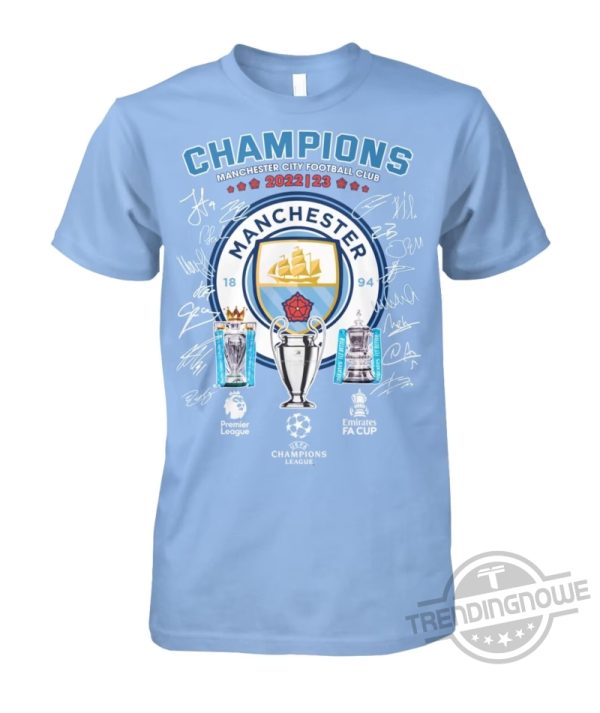 Manchester City Champions UEFA Shirt