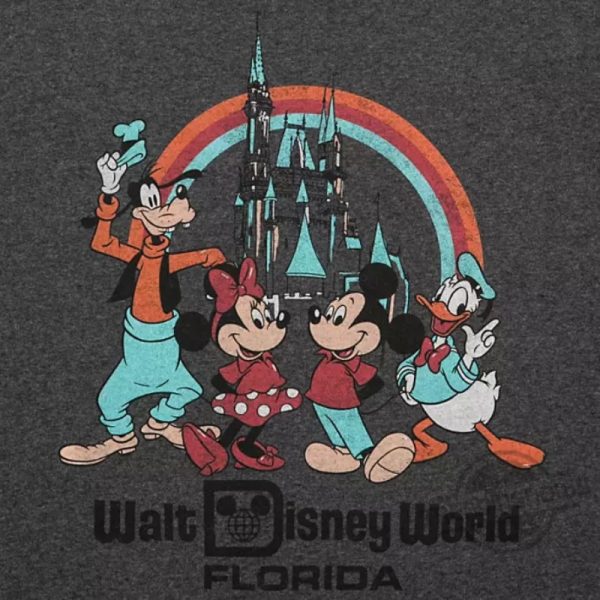 Walt Disney World Mickey Mouse and Friends Rainbow Shirt