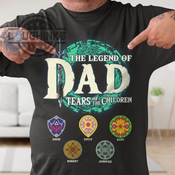 the legend of zelda dad shirt tears of the kingdom breath of the wild 2 fathers day gifts laughinks 1