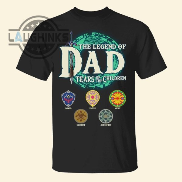 the legend of zelda dad shirt tears of the kingdom breath of the wild 2 fathers day gifts laughinks 2