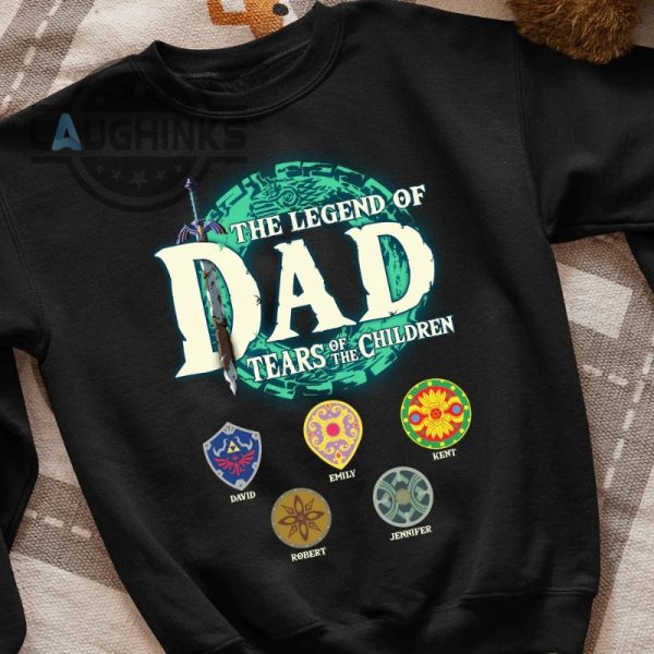 the legend of zelda dad shirt tears of the kingdom breath of the wild 2 fathers day gifts laughinks 5