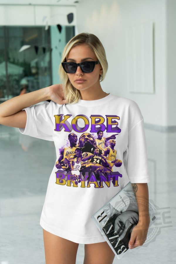 Kobe Bryant Shirt Kobe Bryant Lakers Tshirt Lakers Tee revetee 4