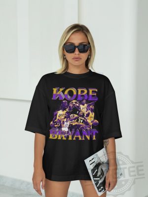 Kobe Bryant Shirt Kobe Bryant Lakers Tshirt Lakers Tee revetee 5