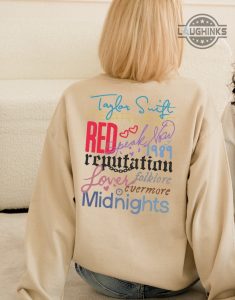 taylor swift albums shirt back taylor swift merch taylor eras tour shirt