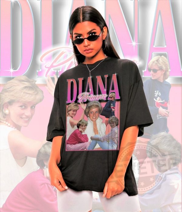 Retro Princess Diana Tee Shirt revetee 2