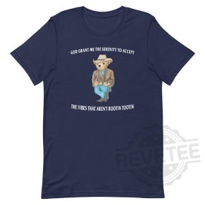 Serenity Bear Unisex tee shirt revetee 3