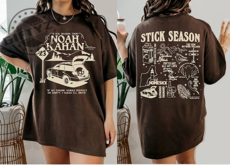 Stick Season Tour 2023 Noah Kahan Folk Pop Music Shirt Hoodie Tee