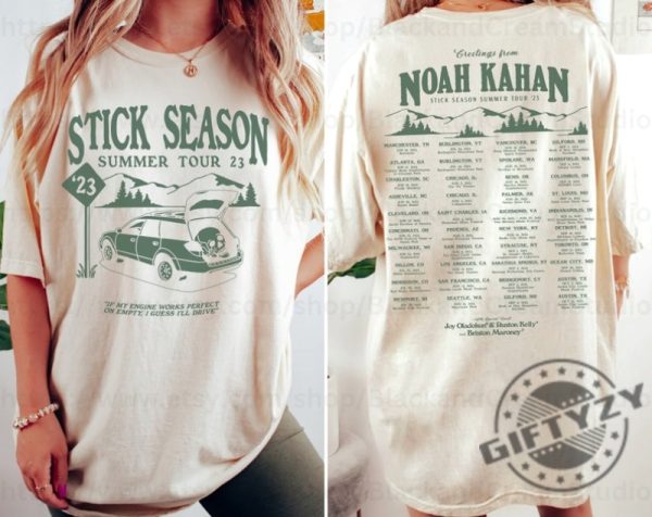 Noah Kahan Stick Season Tour Comfort Colors Shirt Hoodie Mug giftyzy 1