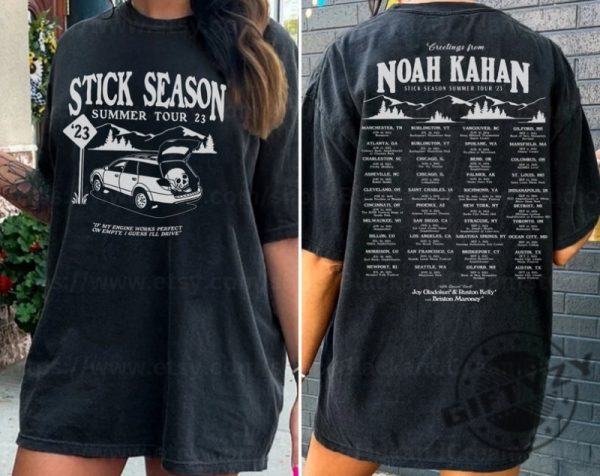 Noah Kahan Stick Season Tour Comfort Colors Shirt Hoodie Mug giftyzy 2