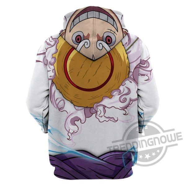 Luffy Gear 5 Cosplay 3D All Over Printed Unisex Hoodie