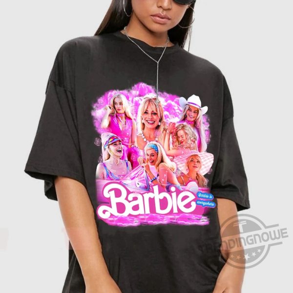 Margot Robbie Shirt Margot Robbie Barbie 2023 Movie Fan Shirt