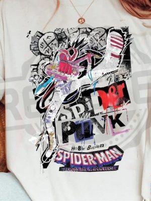 Retro Spider Punk Shirt Spider Punk Comic Shirt revetee 2 4