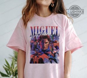 miguel o hara vintage shirt spider man 2099 graphic tee across the spider verse spider punk marvel laughinks 1