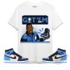 Jordan 1 University Blue Toe Shirt Got Em 90s TV Style Shirt