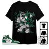 Jordan 1 High OG Gorge Green Shirt Smile Through The Pain Ber Shirt