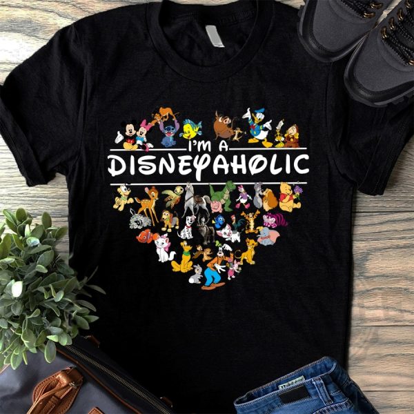 Im A Disney Aholic Shirt Mickey Mouse Minnie Mouse Shirts revetee 3