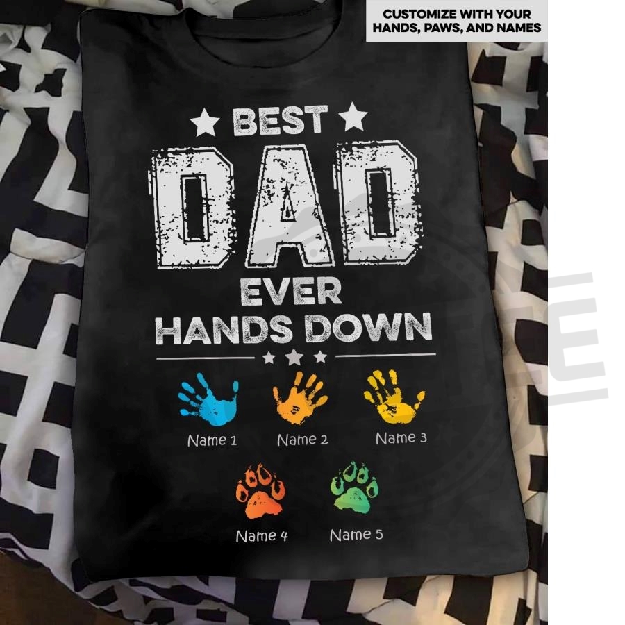 Personalized Father's day shirt - Personalized Firefighter Gift Custom Shirt,  Best Dad Ever Shirt, Just Ask Father's