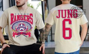 custom number and name vintage texas rangers shirt 2 sides baseball fan t shirt