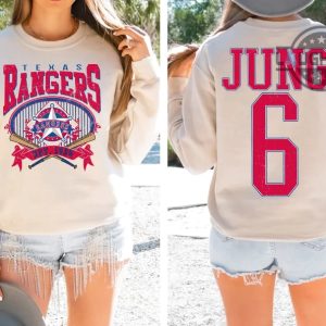 custom number and name vintage texas rangers shirt 2 sides baseball fan t shirt