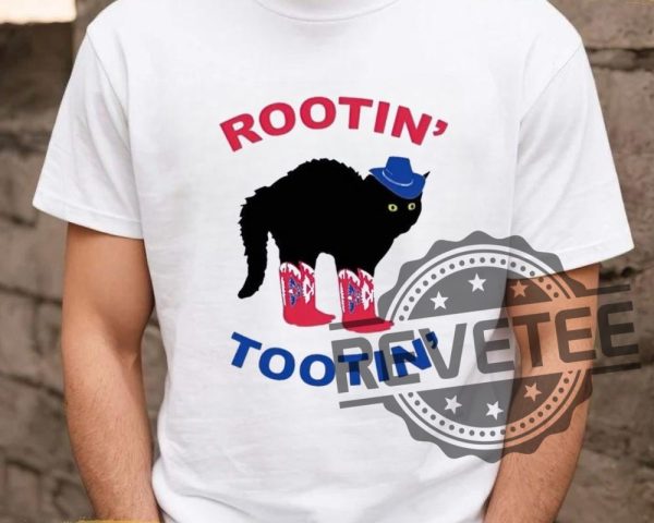 Rootin Tootin Good Time Cat Shirt Cowboy Cat Shirt Rootin Tootin Good Time revetee.com 1