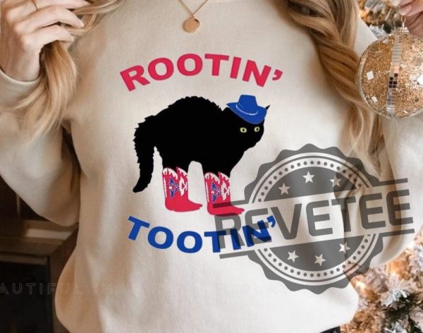 Rootin Tootin Good Time Cat Shirt Cowboy Cat Shirt Rootin Tootin Good Time revetee.com 2