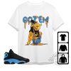 Jordan 13 Black University Blue Shirt Got Em Winnie The Pooh Shirt To Match Sneaker