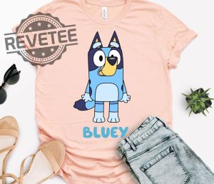 Custom Bluey Shirt Bluey Mom Bluey Dad Bluey Uncle Bluey Mum Bluey Aunt revetee.com 2