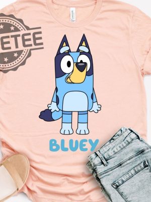 Custom Bluey Shirt Bluey Mom Bluey Dad Bluey Uncle Bluey Mum Bluey Aunt revetee.com 2