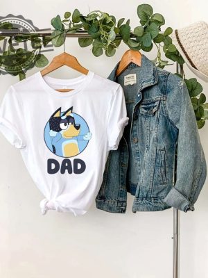 Rad Dad Bluey Dad Shirt Bluey Bandit Shirt Fathers Day Gift revetee.com 2