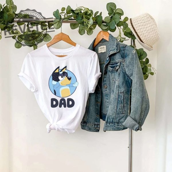 Rad Dad Bluey Dad Shirt Bluey Bandit Shirt Fathers Day Gift revetee.com 2