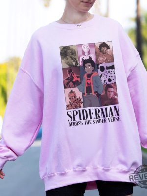 Spider Man Across The Spider Verse Shirt Spiderman 2023 Shirt Retro Spider Punk Shirt revetee.com 3