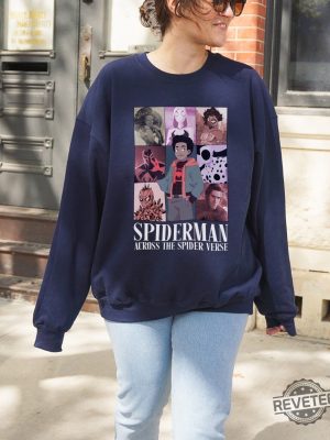 Spider Man Across The Spider Verse Shirt Spiderman 2023 Shirt Retro Spider Punk Shirt revetee.com 4