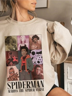 Spider Man Across The Spider Verse Shirt Spiderman 2023 Shirt Retro Spider Punk Shirt revetee.com 5