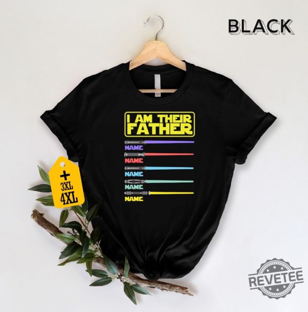 I Am Their Father Star Wars Custom Shirt Star Wars Father Shirt revetee.com 2