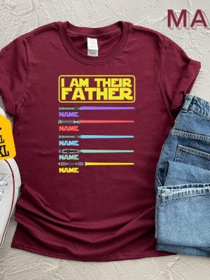 I Am Their Father Star Wars Custom Shirt Star Wars Father Shirt revetee.com 3