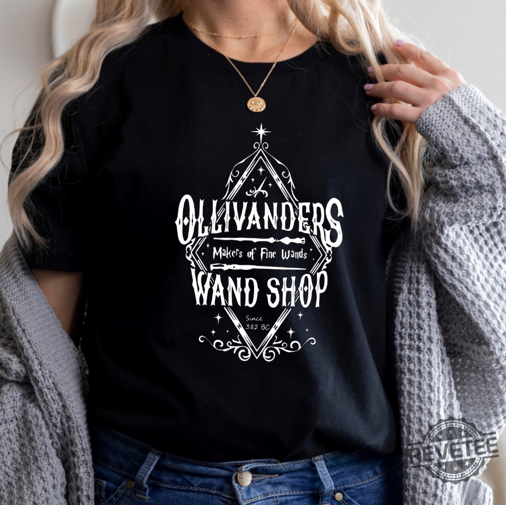 Ollivanders Wand Makers of Fine Wands Shirt Wizard World Shirt Book Reading