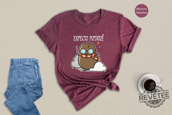 Expecto Potato Harry Potter Shirt Wizard World Shirt Humorous Harry Potter Hogwarts Shirt revetee.com 6