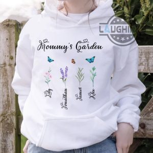 mommys garden shirt custom flower sweatshirt gift for mom perfect mothers day gift laughinks 3