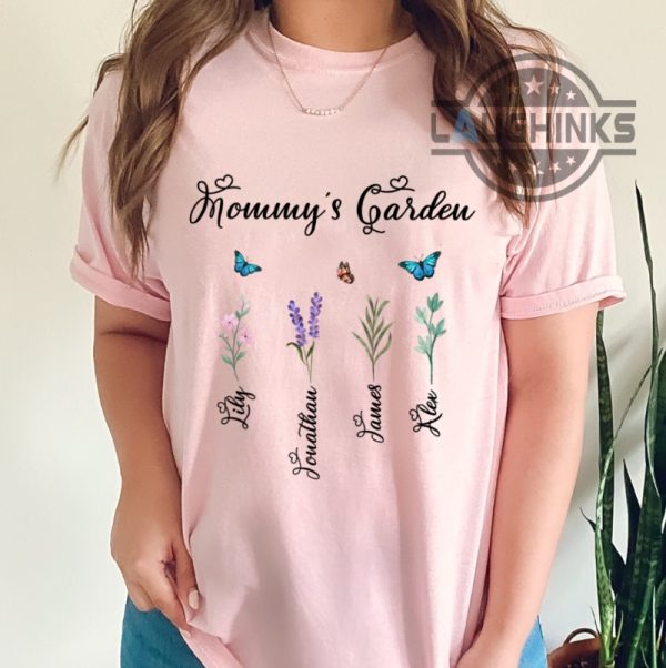 mommys garden shirt custom flower sweatshirt gift for mom perfect mothers day gift laughinks 5