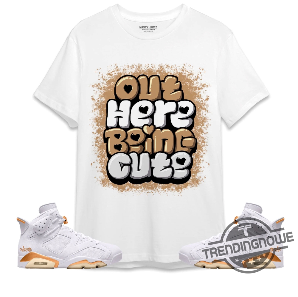 Jordan 6 Craft Shirt Out Here Being Cute Shirt To Match Sneaker