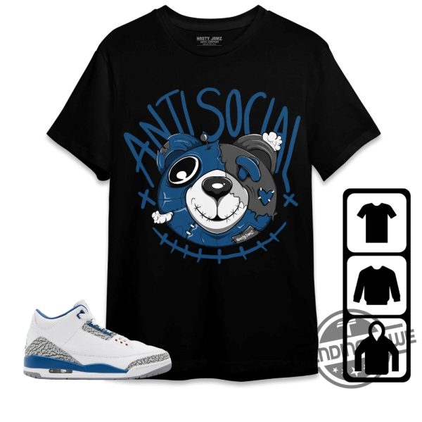 Jordan 3 Wizards Shirt Anti Social Head Ber Shirt To Match Sneaker trendingnowe.com 2 2