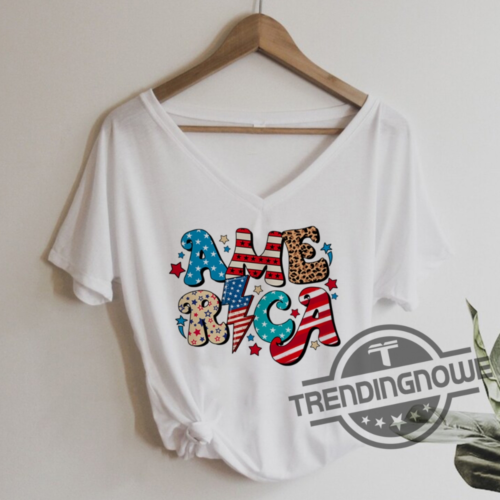 4Th Of July Shirt Red White And Blue America Shirt