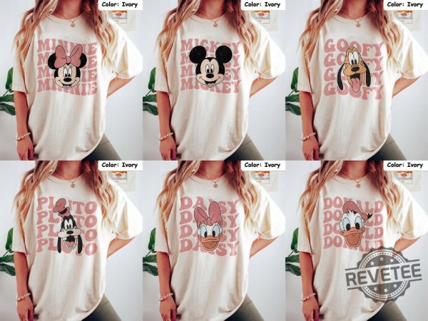 Retro Disney Mickey Shirt Vintage Minnie Shirt Mickey And Friends Shirt Disney Vacation Shirt revetee.com 5
