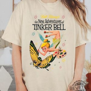 The New Adventure Of Tinker Bell Shirt Vintage 90S Disney Tinker Bell Shirt Fairy Magical Shirt revetee.com 2