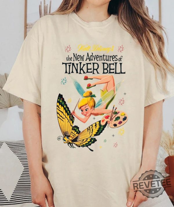 The New Adventure Of Tinker Bell Shirt Vintage 90S Disney Tinker Bell Shirt Fairy Magical Shirt revetee.com 2