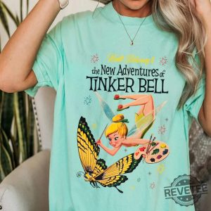 The New Adventure Of Tinker Bell Shirt Vintage 90S Disney Tinker Bell Shirt Fairy Magical Shirt revetee.com 3