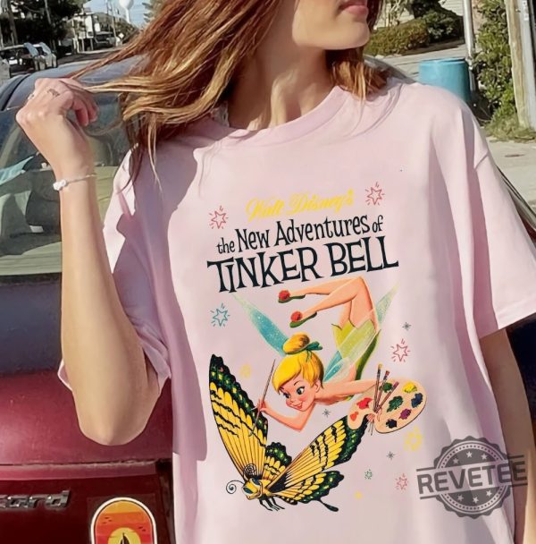 The New Adventure Of Tinker Bell Shirt Vintage 90S Disney Tinker Bell Shirt Fairy Magical Shirt revetee.com 4